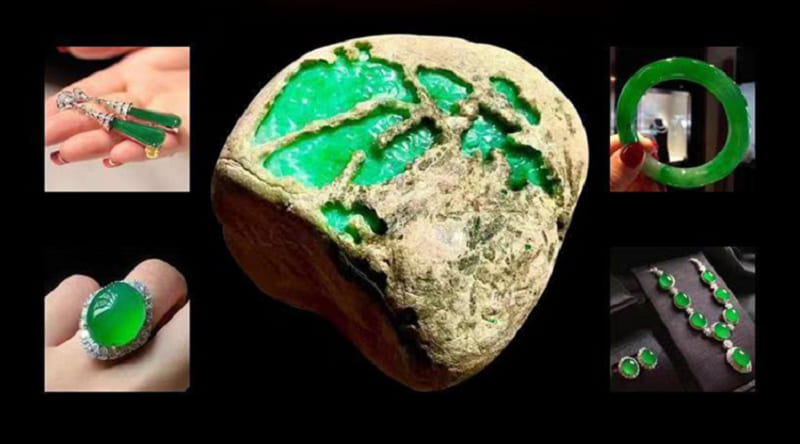 Ngọc cẩm thạch tự nhiên mang nhiều ý nghĩa phong thủy tốt lành